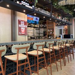 Immigrant Food Ballston - View of the long bar area