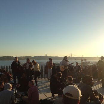 Miradouro de Santa Catarina - Just before sunset - Landmarks & Historical Buildings Near Me - Lisbon, 11