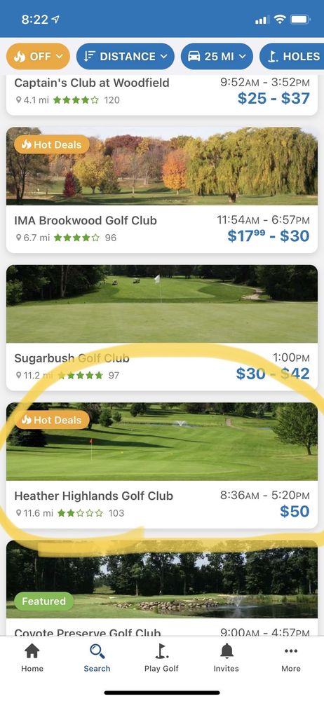 Heather Highlands Golf Club Logo
