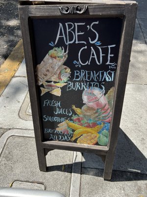 Abe's Café. by null
