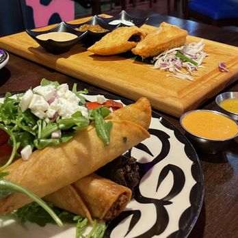 Kalaveras - Happy hour taquitos in the front, empanadas in the back. - Mexican Near Me - Corona, California Kalaveras - Happy hour taquitos in the front, empanadas in the back. - Mexican Near Me - Corona, California