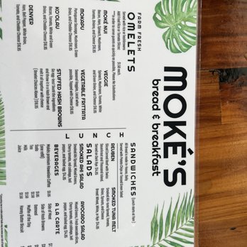 Moke’s Bread And Breakfast - Menu - Breakfast & Brunch Near Me - Honolulu, Hawaii Moke’s Bread And Breakfast - Menu - Breakfast & Brunch Near Me - Honolulu, Hawaii