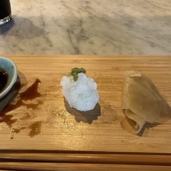 Shokunin - Cuttlefish nigiri - Japanese Near Me - Austin, Texas Shokunin - Cuttlefish nigiri - Japanese Near Me - Austin, Texas
