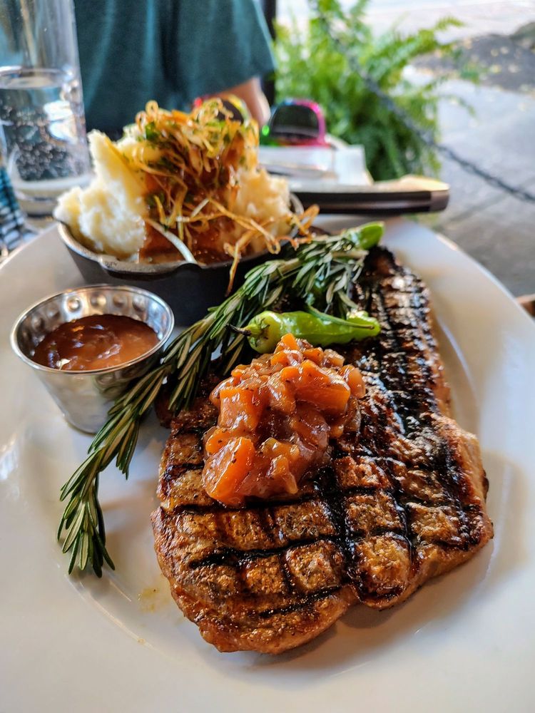 Food from Creola Southern Steakhouse