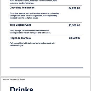 Nato - Menu - Restaurants Near Me - Córdoba, X