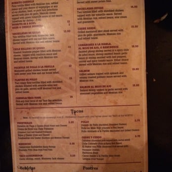 Candela - Back of menu. Check out the taco section. - Venues & Event Spaces Near Me - Los Angeles, California Candela - Back of menu. Check out the taco section. - Venues & Event Spaces Near Me - Los Angeles, California