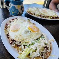 Cafe Cordoba - Huarache de chorizo. Very delicious 100% recommended.