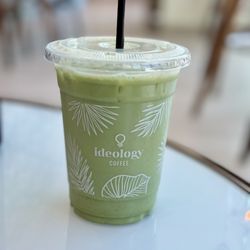 Ideology Coffee - Iced Matcha Latte with oat milk