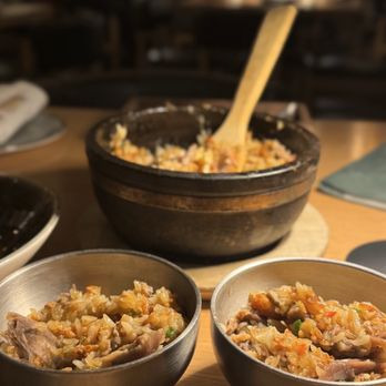 KYU - Thai Rice Stone Pot with Duck - Asian Fusion Near Me - Las Vegas, Nevada