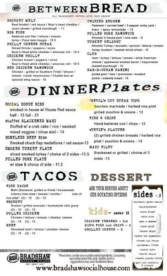 Menu photo 4 Bradshaw Social House Charlotte, NC Menu photo 4 Bradshaw Social House Charlotte, NC