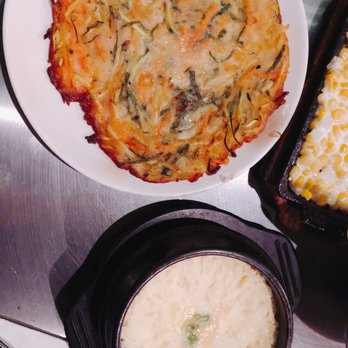 Jae Bu Do - Side dishes (steamed eggs and vegetable pancake) - Korean Near Me - Los Angeles, California Jae Bu Do - Side dishes (steamed eggs and vegetable pancake) - Korean Near Me - Los Angeles, California