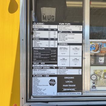The Mug - Menu - Coffee & Tea Near Me - Denton, Texas