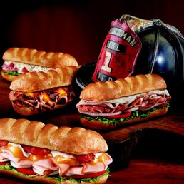 Firehouse Subs - a fireman's helmet and a fire hydrant - food, sandwich, hot dogs, hot dog - Sandwiches Near Me - Murfreesboro, Tennessee
