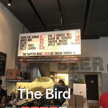 The Bird - Short and sweet menu - Chicken Shop Near Me - San Francisco, California The Bird - Short and sweet menu - Chicken Shop Near Me - San Francisco, California