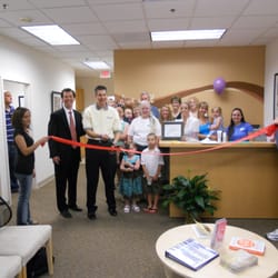 Sonak Family Chiropractic - Cutting the tape on the new office!