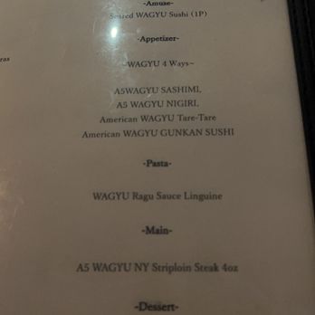 Kokkaku - Wagyu Special Tasting Course Menu - New American Near Me - Seattle, Washington Kokkaku - Wagyu Special Tasting Course Menu - New American Near Me - Seattle, Washington