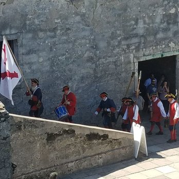 Castillo de San Marcos - Marching up to fire the cannon - Landmarks & Historical Buildings Near Me - Saint Augustine, Florida Castillo de San Marcos - Marching up to fire the cannon - Landmarks & Historical Buildings Near Me - Saint Augustine, Florida