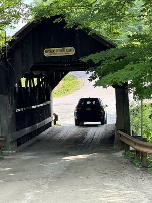 Historic Gold Brook Covered Bridge by null