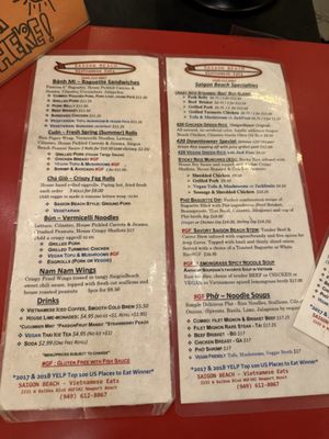 Menu photo 1 Saigon Beach Newport Beach, CA Menu photo 1 Saigon Beach Newport Beach, CA