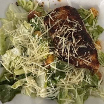 Razzoo's Cajun Cafe - Blackened Salmon Caesar Salad - Seafood Near Me - Pasadena, Texas