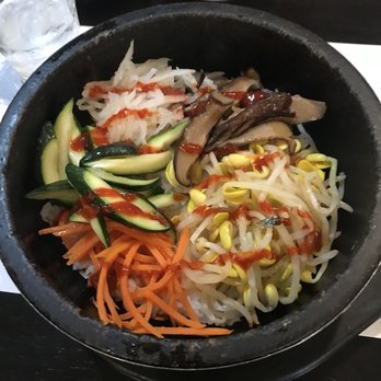 Mhat Korean Restaurant - Bibimbap (no egg, no meat) - Korean Near Me - La Palma, California