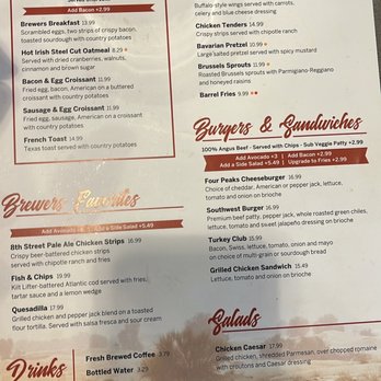 Four Peaks Brewing Company - Menu - New American Near Me - Phoenix, Arizona Four Peaks Brewing Company - Menu - New American Near Me - Phoenix, Arizona