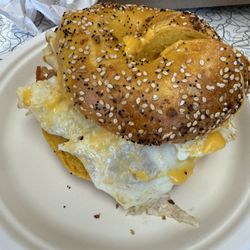 Bridge Street Bagels & Deli - egg sandwich