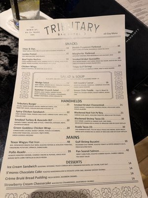 Menu photo 2 Tributary San Antonio, TX Menu photo 2 Tributary San Antonio, TX