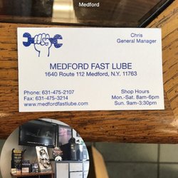 Medford Fast Lube - Quick place for oil change