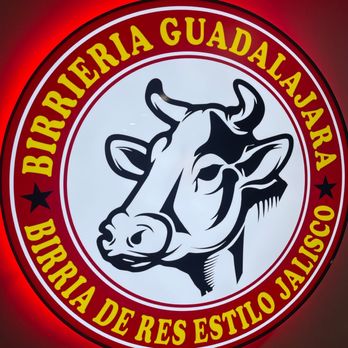 Birrieria Guadalajara - Front entrance illuminated logo - Mexican Near Me - Bell, California