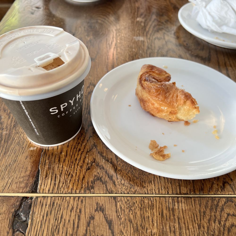 Carmelo and a Kouign Aman Carmelo and a Kouign Aman