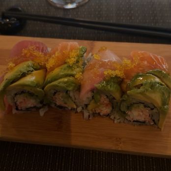 O-Ku - Rainbow roll - Sushi Bars Near Me - Greenville, South Carolina O-Ku - Rainbow roll - Sushi Bars Near Me - Greenville, South Carolina