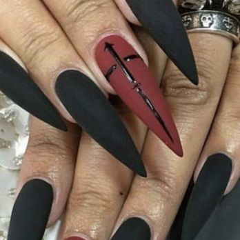 Pin Up Nail Bar - This is what I requested, except I wanted mine shinny not matte. - Nail Salons Near Me - Las Vegas, Nevada Pin Up Nail Bar - This is what I requested, except I wanted mine shinny not matte. - Nail Salons Near Me - Las Vegas, Nevada