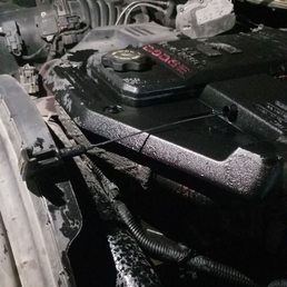 Dipstick laying out on the engine where it was never actually put back in place. Dipstick laying out on the engine where it was never actually put back in place.