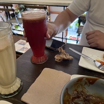 Vegamo - Horchata and rose lemonade - Vegetarian Near Me - Cuidad de Mexico, DIF