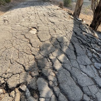 Ventura Paving Management - Damaged asphalt driveway, about to get an overlay on top - Masonry/Concrete Near Me - North Hollywood, California Ventura Paving Management - Damaged asphalt driveway, about to get an overlay on top - Masonry/Concrete Near Me - North Hollywood, California