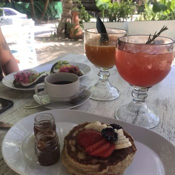 Fresco's - Coconut pancakes !!! So yummy - Mexican Near Me - Tulum, ROO