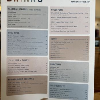 Hearts 12 South - Drink menu June 2025 - Coffee & Tea Near Me - Nashville, Tennessee Hearts 12 South - Drink menu June 2025 - Coffee & Tea Near Me - Nashville, Tennessee