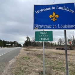 Tri State Marker - Louisiana Welcome Sign