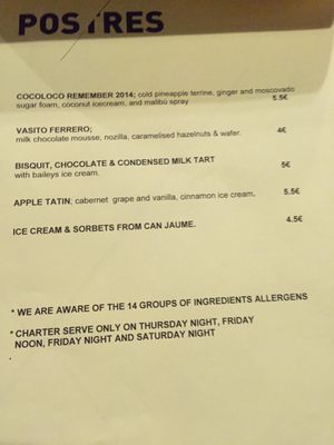 Menu photo 4 Claxon Cruce de cocinas Palma de Mallorca, PM