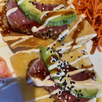 Sur at The Barnyard - Tuna Wontons - New American Near Me - Carmel, California Sur at The Barnyard - Tuna Wontons - New American Near Me - Carmel, California