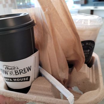 Java House - Hot Columbian w/ almond milk, Sumatran cold brew with half and half - Coffee & Tea Near Me - Indianapolis, Indiana