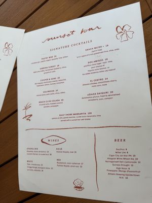 Menu photo 1 Sunset Bar - Naples Beach Club Naples, FL Menu photo 1 Sunset Bar - Naples Beach Club Naples, FL