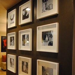 Athens Picture Frames - Custom made shadowbox gallery wall. Modern framing! For more information please visit www.eraframes.com