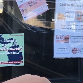 A&W Restaurant - Drive thru window - Burgers Near Me - Almont, Michigan