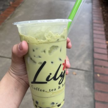 Lily Coffee Tea And Bread - Large matcha milk tea with boba! - Vietnamese Near Me - Augusta, Georgia Lily Coffee Tea And Bread - Large matcha milk tea with boba! - Vietnamese Near Me - Augusta, Georgia