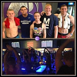 CB CycleBarn - Free TeamBuilding classes for local high school teams. In this photo, Mission Viejo football.