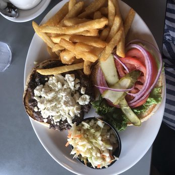 Demetre's Family Eatery - Demetre burger, feta cheese and tztziki sauce - Canadian (New) Near Me - Stratford, Ontario