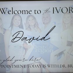 The Ivory Dental Studio - The welcome at my dental chair.