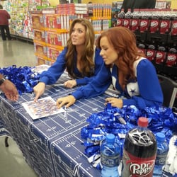 Walmart Neighborhood Market - Dallas Cowboys cheerleaders here grand opening weekend